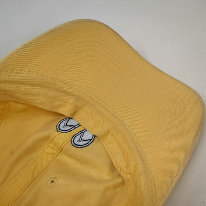Life is Good Baseball Cap Yellow One Size Flip Flops Embroidered Cotton Hat