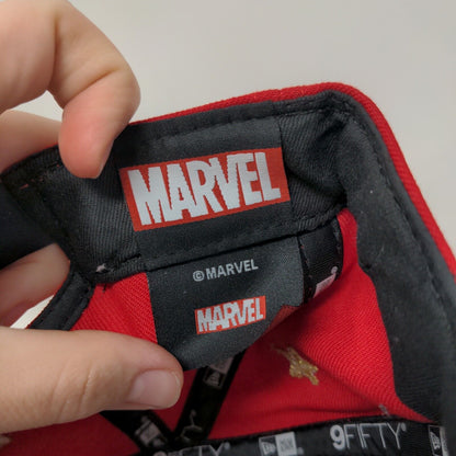 Captain Marvel Snapback Hat Multicolor OSFM Embroidered Logo 9Fifty New Era