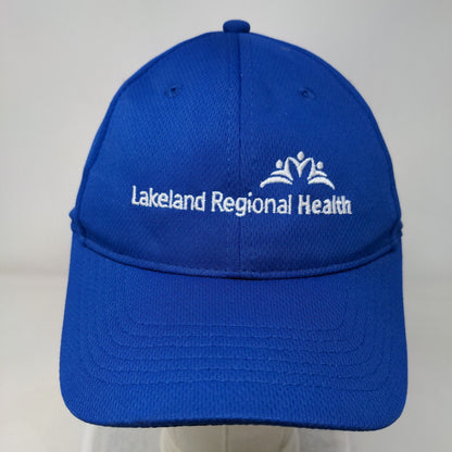 Lakeland Regional Health Strapback Hat Blue One Size Solid Sport-Tek
