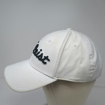 Titleist Golf Baseball Cap White One Size Performance Adjustable Slideback Hat
