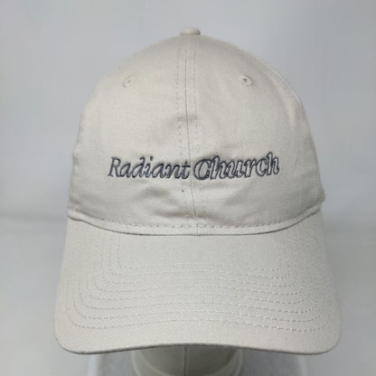 Radiant Church Slideback Hat Tan OSFM Adjustable Embroidered 9Twenty New Era