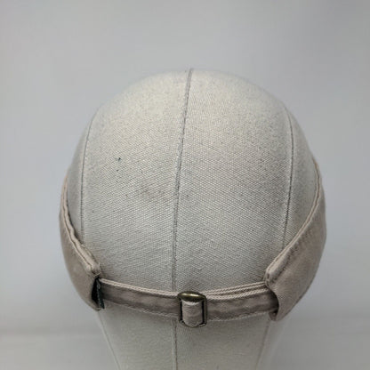 Roanoke VA Slideback Visor Hat Tan One Size Embroidered Legacy