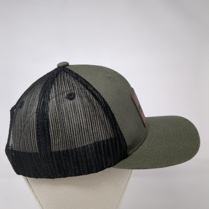 FUEL'D Apparel and Design Snapback Trucker Hat Green OSFA Mesh Back