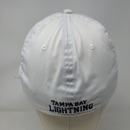 Tampa Bay Lightning Fitted Hat Blue M/L Embroidered Fanatics NHL Logo