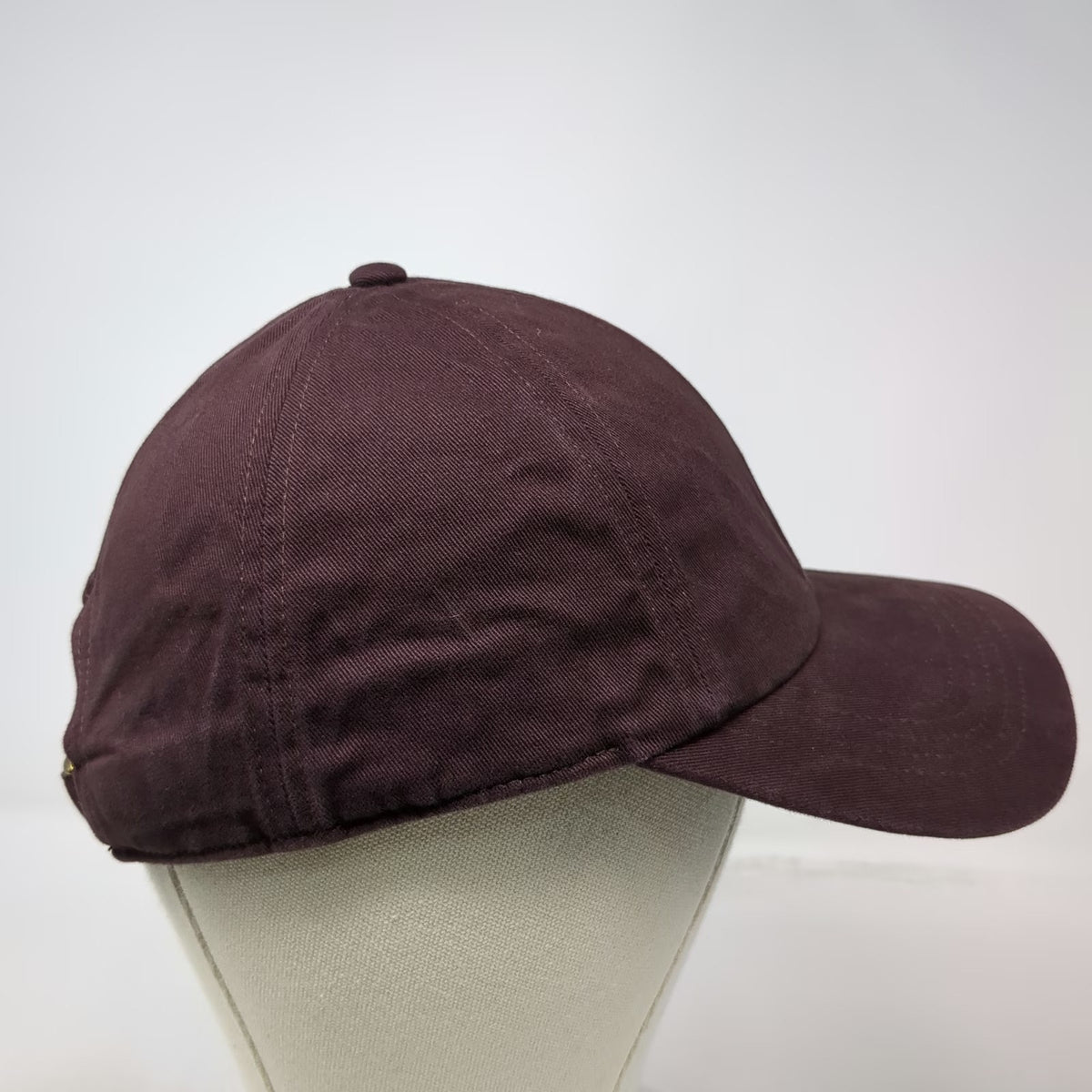 Gap Baseball Cap Brown OSFM Adjustable Slideback Cotton Curved Brim Solid Hat