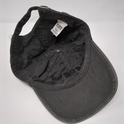 PINK Slideback Hat Black OS Adjustable Embroidered Victoria's Secret Cotton