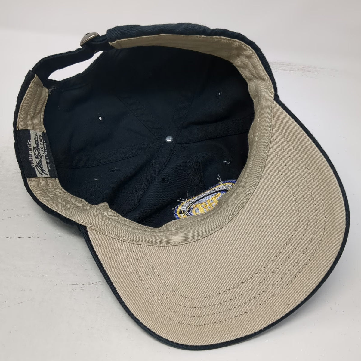 KC CAPS Baseball Cap Black One Size J.D. Heiskell & Co Cotton Slideback Hat