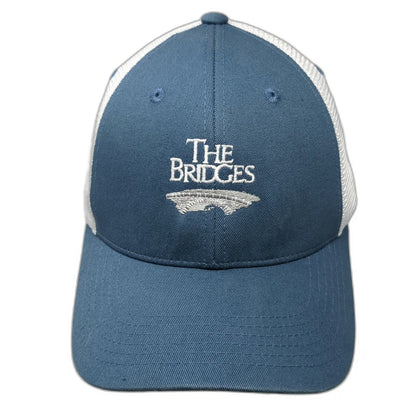 Imperial The Bridges Baseball Cap Blue One Size Mesh Back Strapback Logo Hat