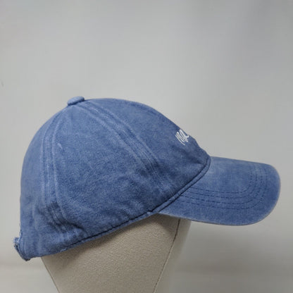Mama Slideback Hat Blue OSFM Adjustable Embroidered 6 Panel David and Young