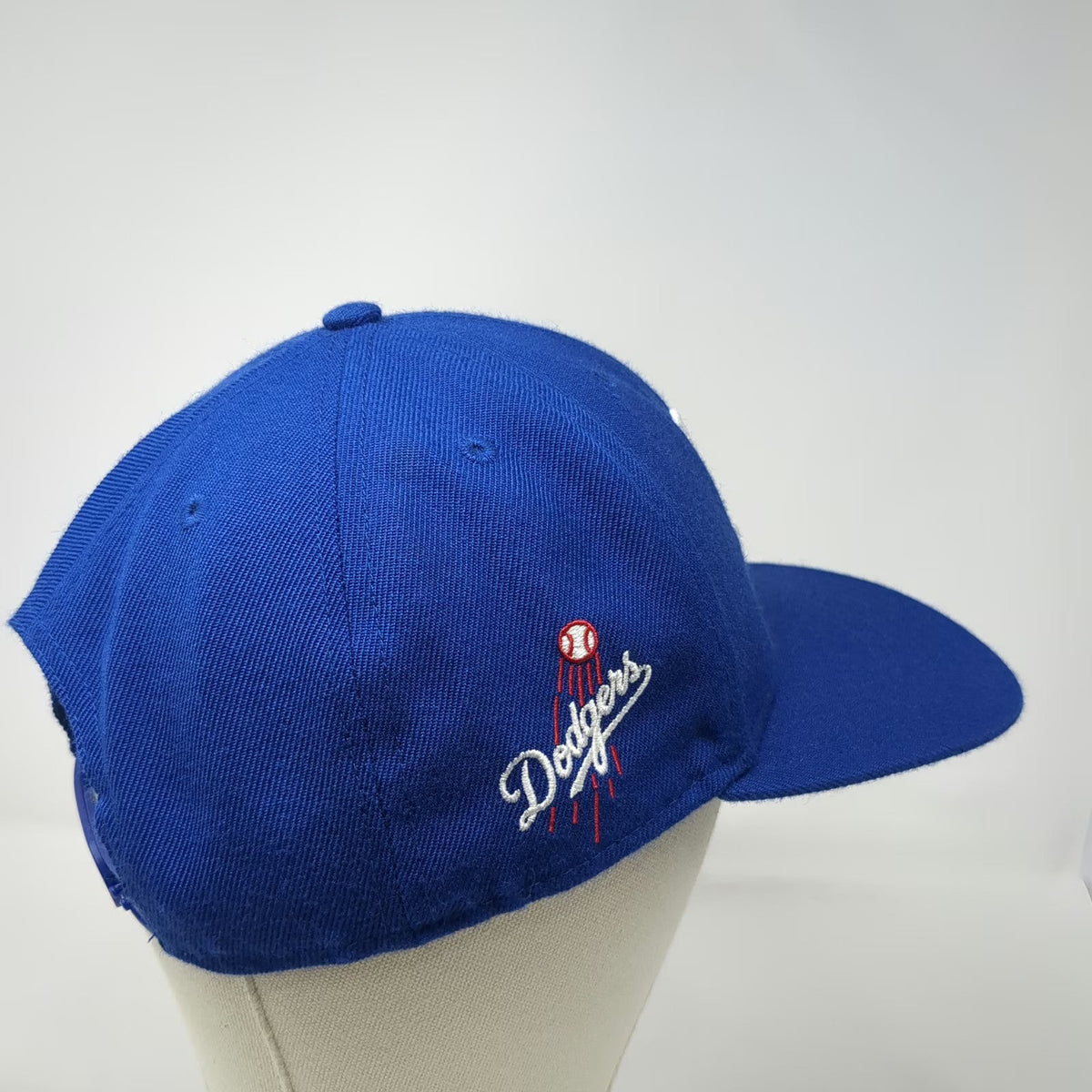 47 Brand Snapback Blue OSFM Dodgers LA MLB Baseball Embroidered Flat Brim Hat
