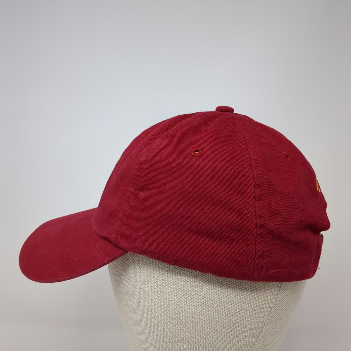 Team Trojan USC Trojans NCAA Red Youth Hat Slideback Cotton Embroidered Logo SC