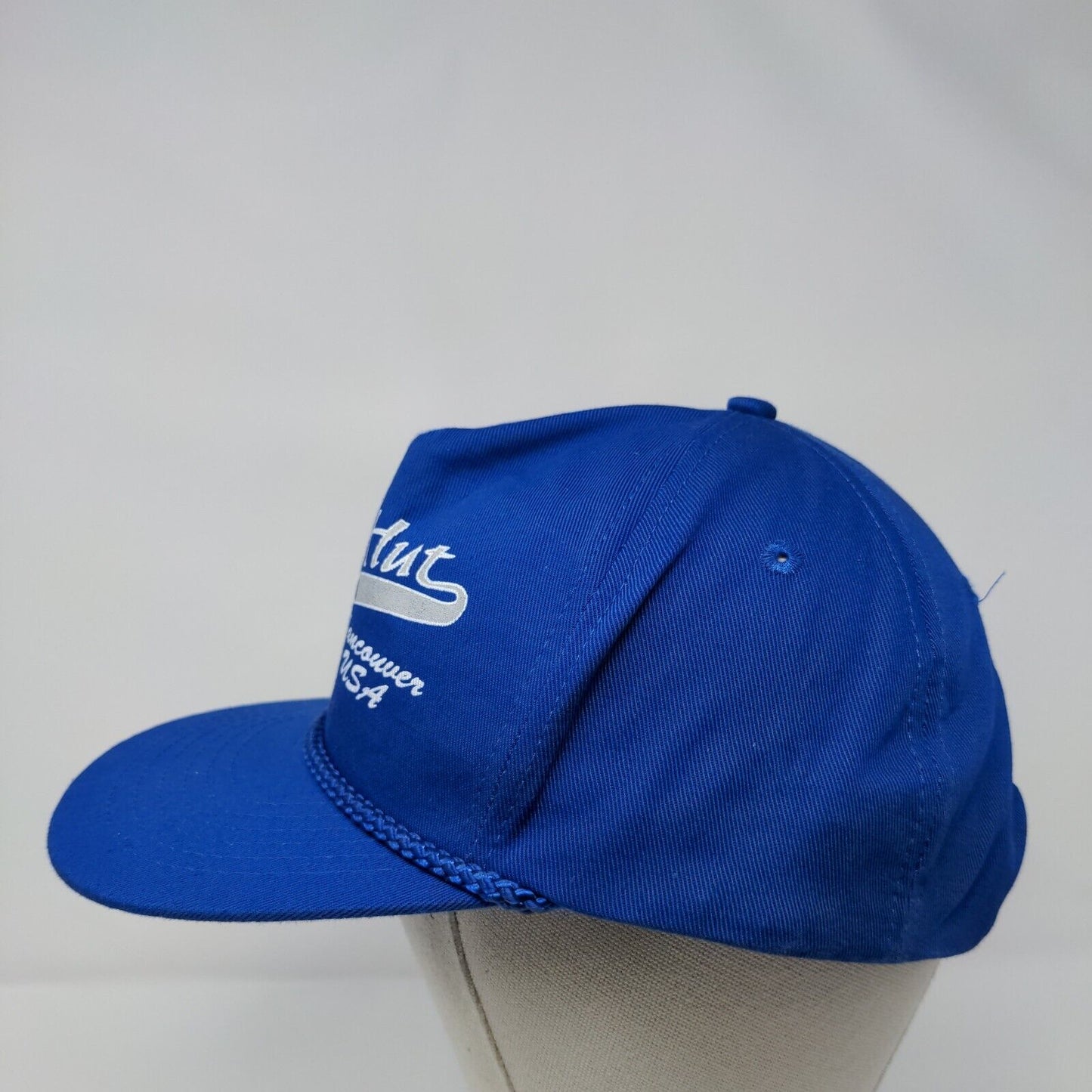 Stone Hut Tavern Vancouver USA Snapback Rope Hat Blue OSFA Adjustable