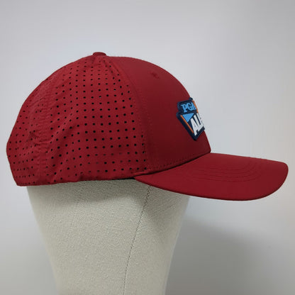 SNAPS PGA Jr League All Star Trucker Hat Red One Size Snapback Perforated