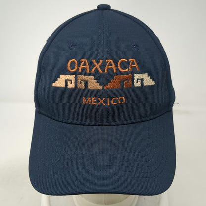 Vibrate Oaxaca Mexico Embroidered Blue One Size Baseball Cap Strapback Hat