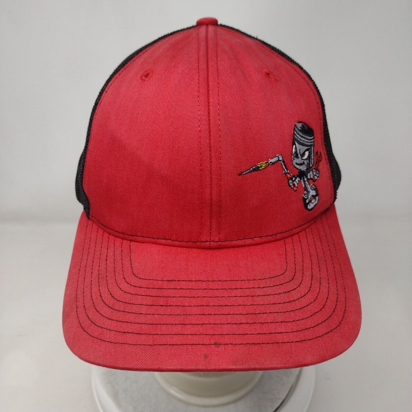 Richardson Snapback Mesh Back Trucker Hat Multi One Size Colorblock
