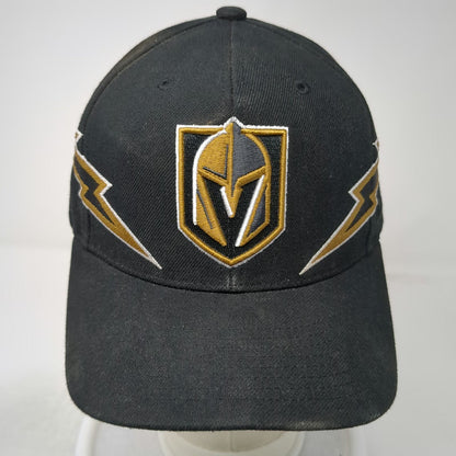 Vegas Golden Knights NHL Mitchell & Ness Snapback Hat Black One Size Bolt Logo