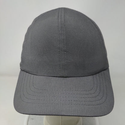 Alive Stretch Strapback Hat Gray One Size 6 Panel Blank Polyester Blend