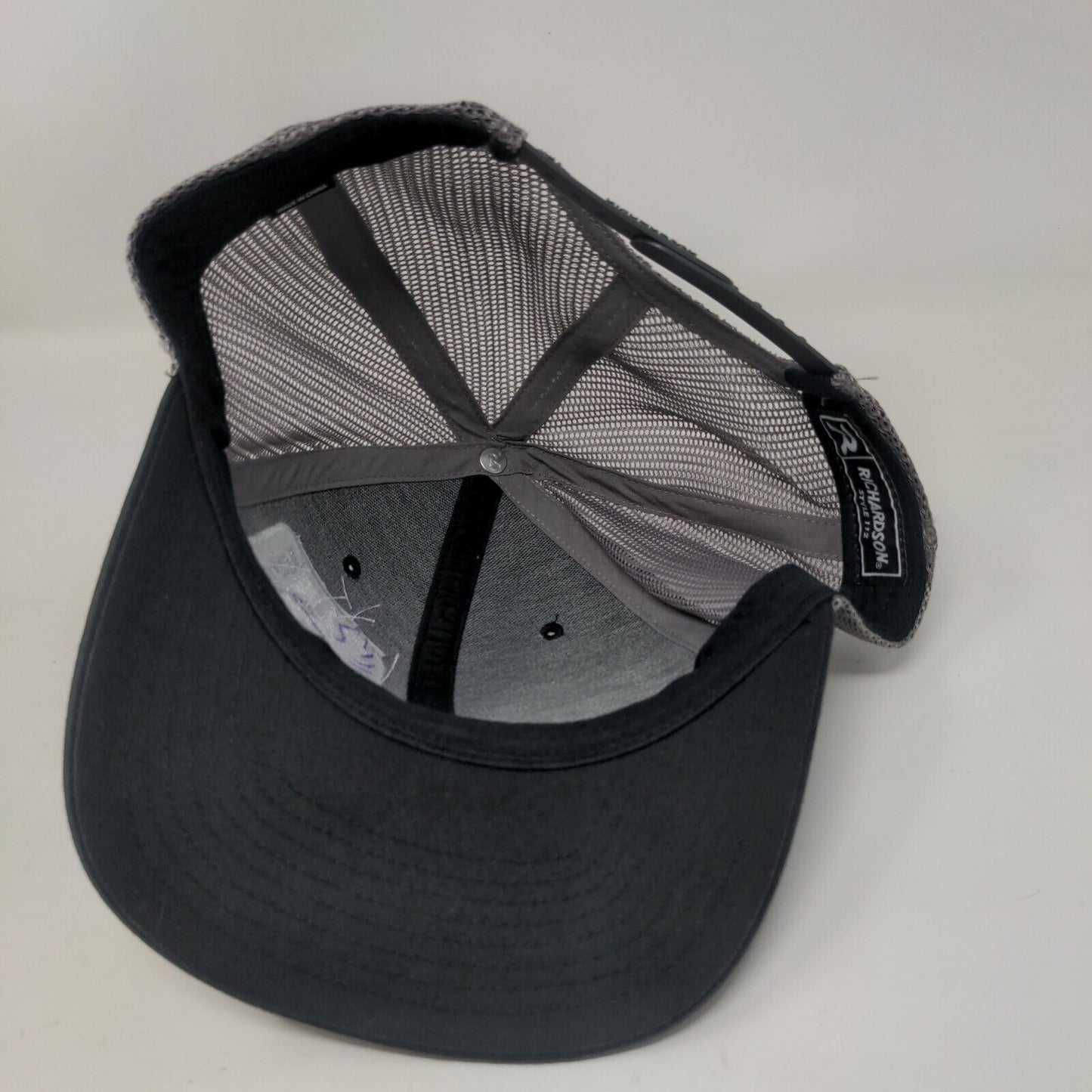 Hawktech Snapback Mesh Back Trucker Hat Black One Size Richardson