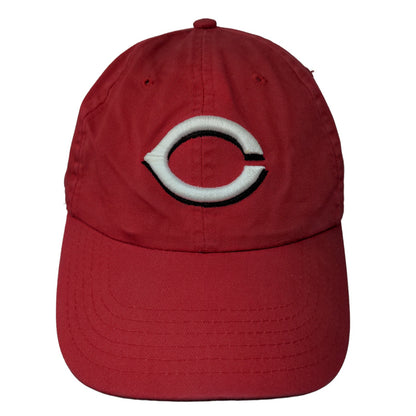 New Era Men's Slideback Hat Red Size OSFA Embroidered Chicago Cubs Logo