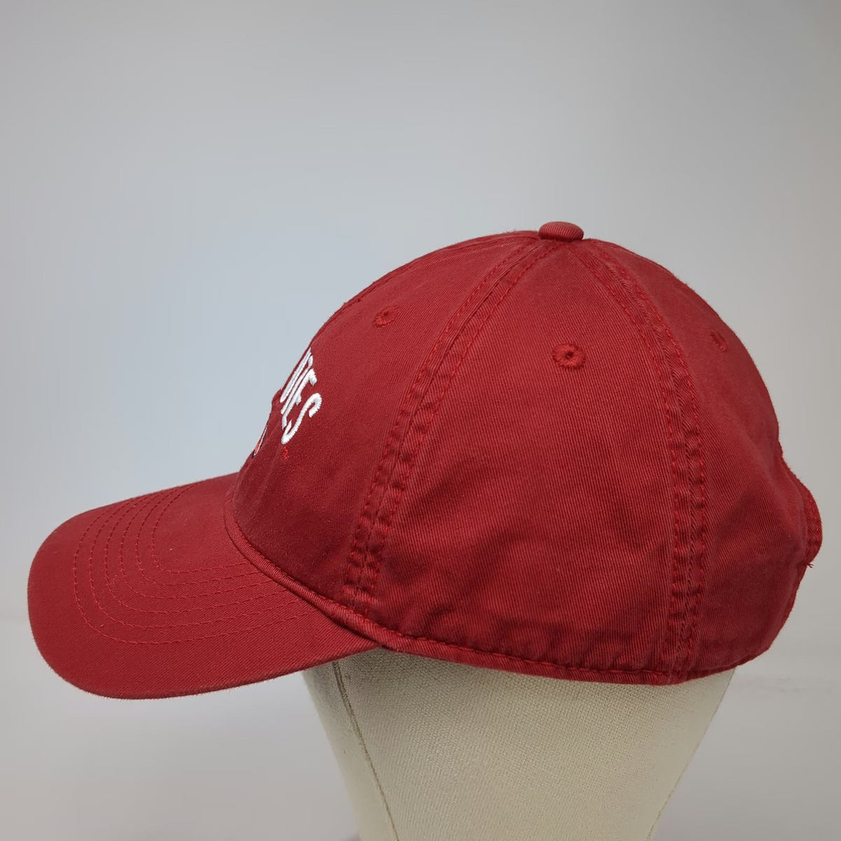 Utah Utes NCAA Legacy Cap Red One Size Slideback Embroidered Logo Curved Brim