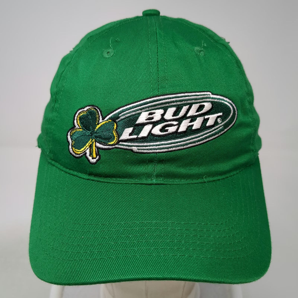 Bud Light Snapback Green One Size Shamrock Clover St Patricks Day Beer Hat Busch