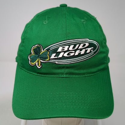 Bud Light Snapback Green One Size Shamrock Clover St Patricks Day Beer Hat Busch