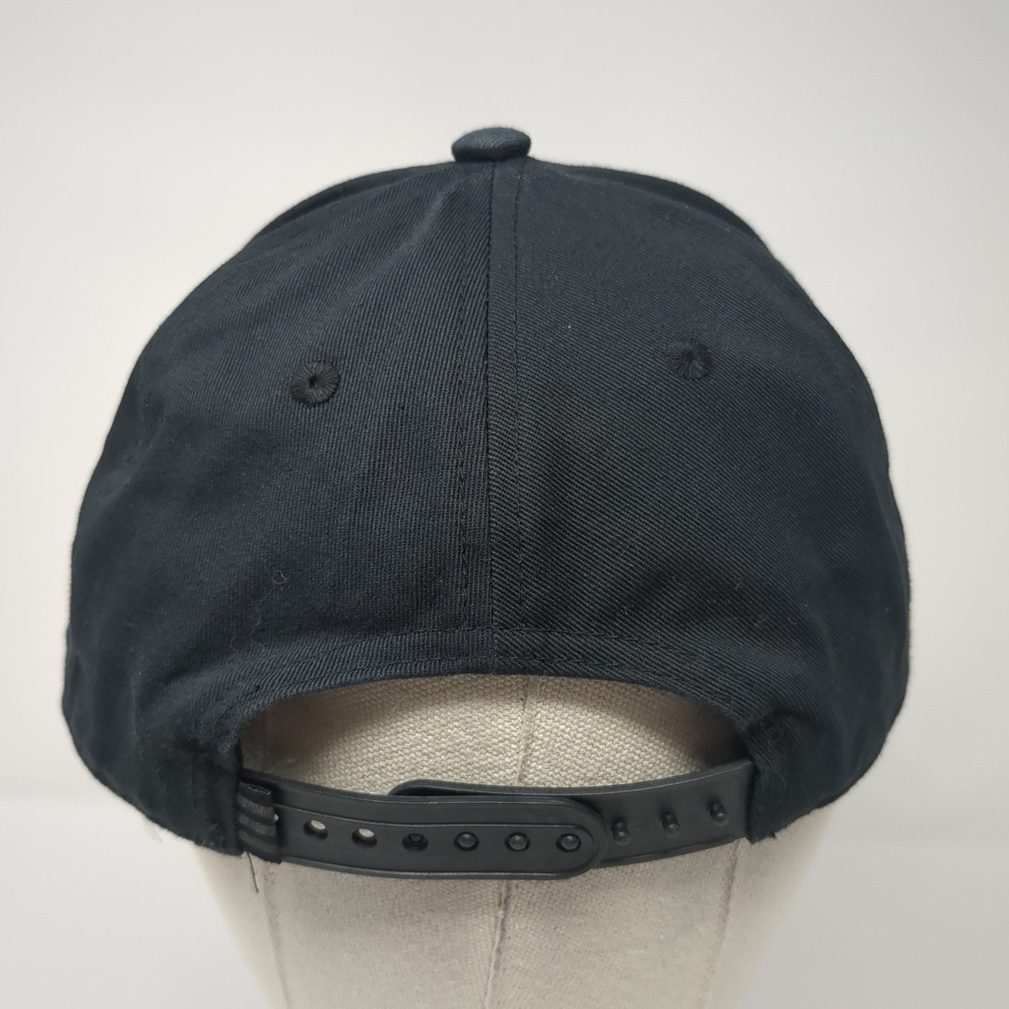 Adidas Trefoil Snapback Hat Black One Size Embroidered Logo Adjustable