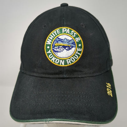 W.P.&Y.R. Baseball Cap Black One Size White Pass & Yukon Route Train Alaska Hat