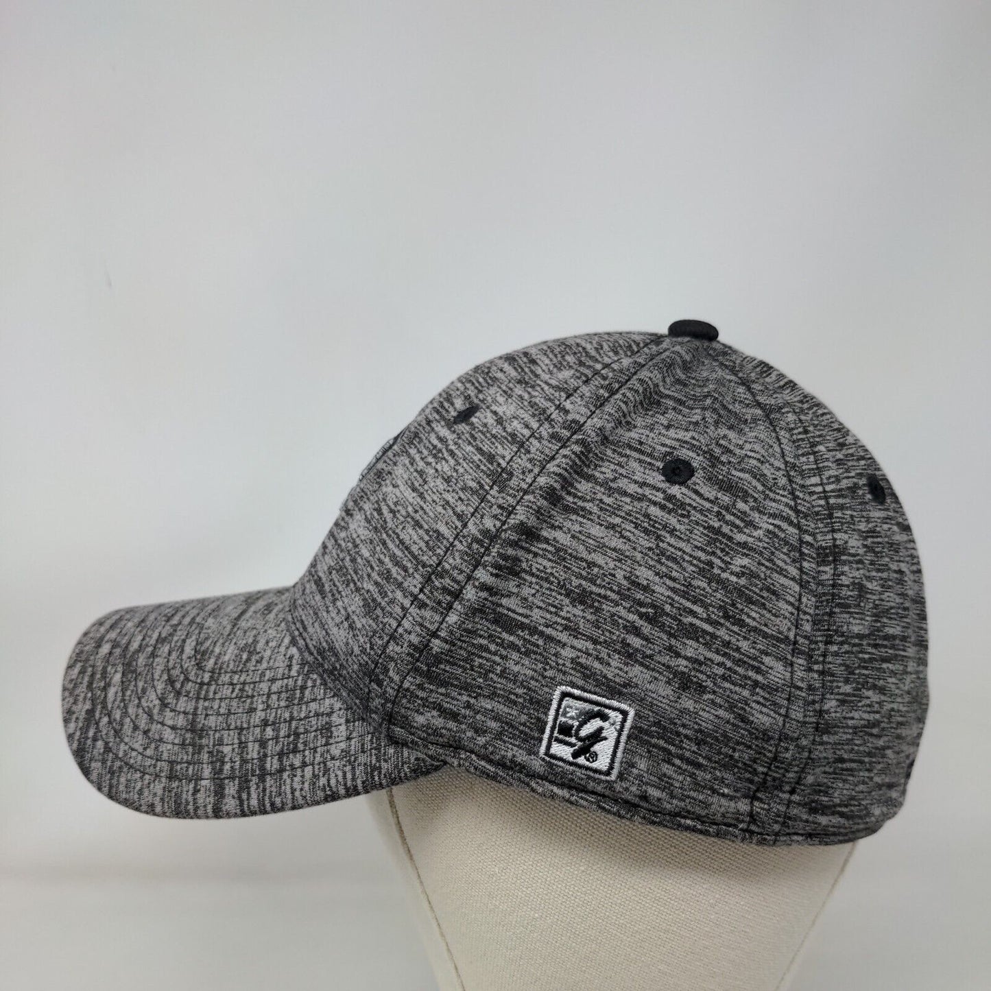 Flagler College Fitted Hat Gray OSFM Embroidered Lion Logo The Game