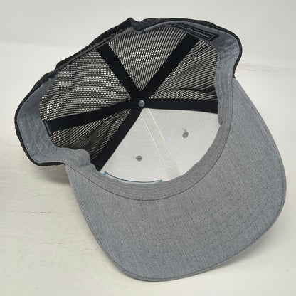 Richardson Trucker Hat Gray One Size Snapback Portapros Mesh Patch Logo Hat