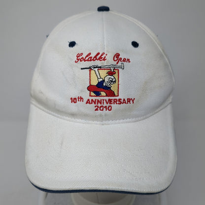 Golabki Open 10th Anniversary 2010 Slideback Hat White One Size Outdoor