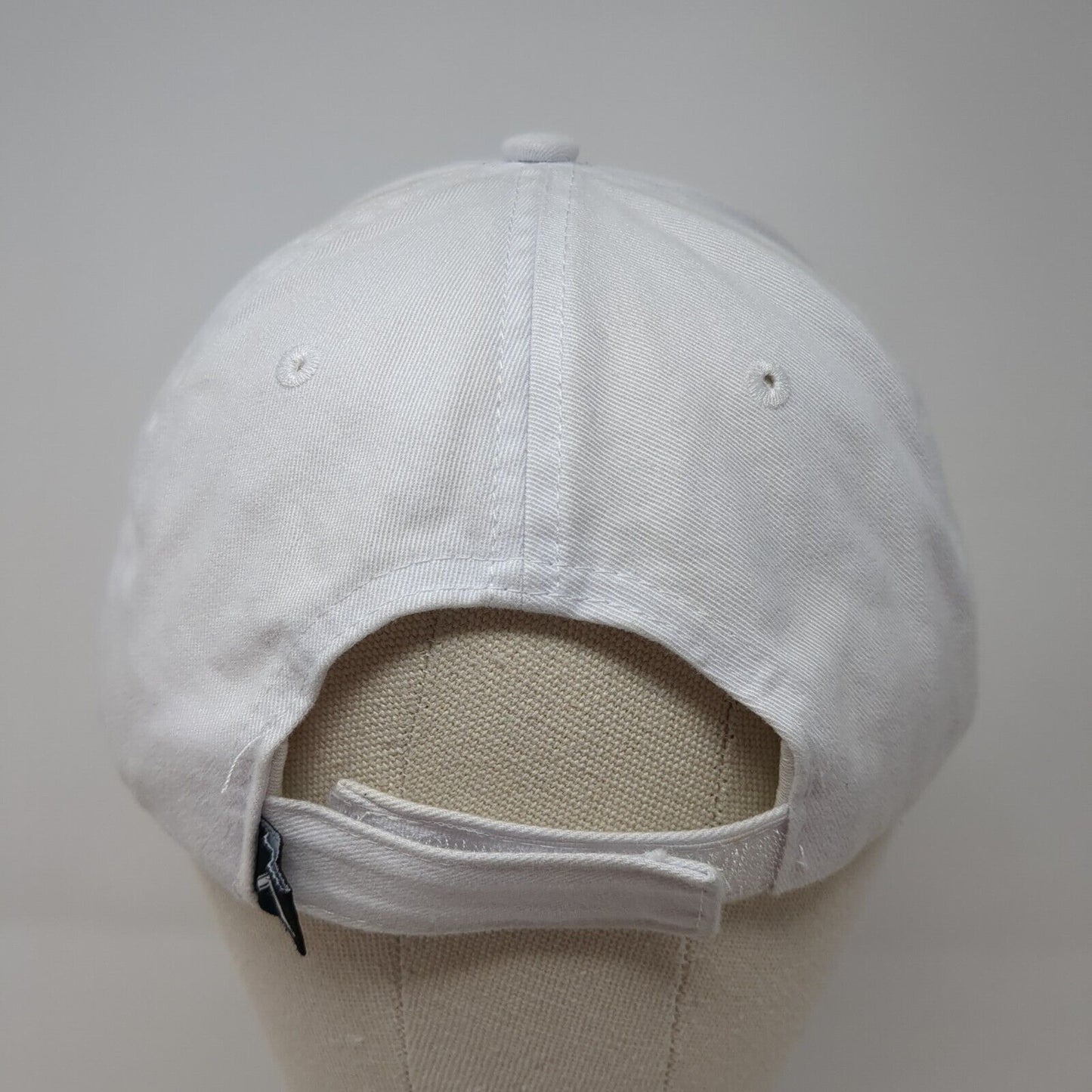 Stanley Consultants Strapback Hat White One Size Adjustable Pacific Headwear