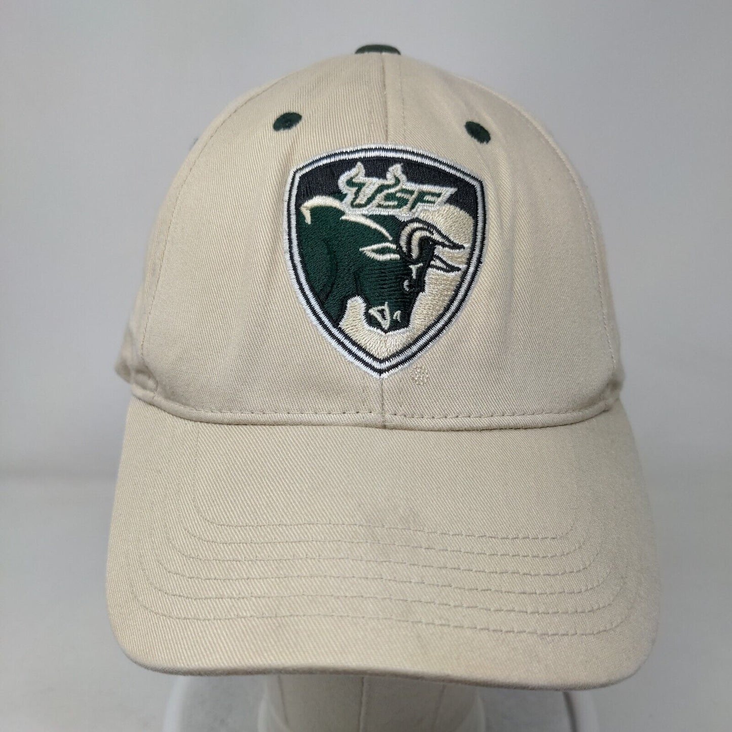 South Florida Bulls Strapback Hat Tan OSFA Embroidered Captivating Headwear