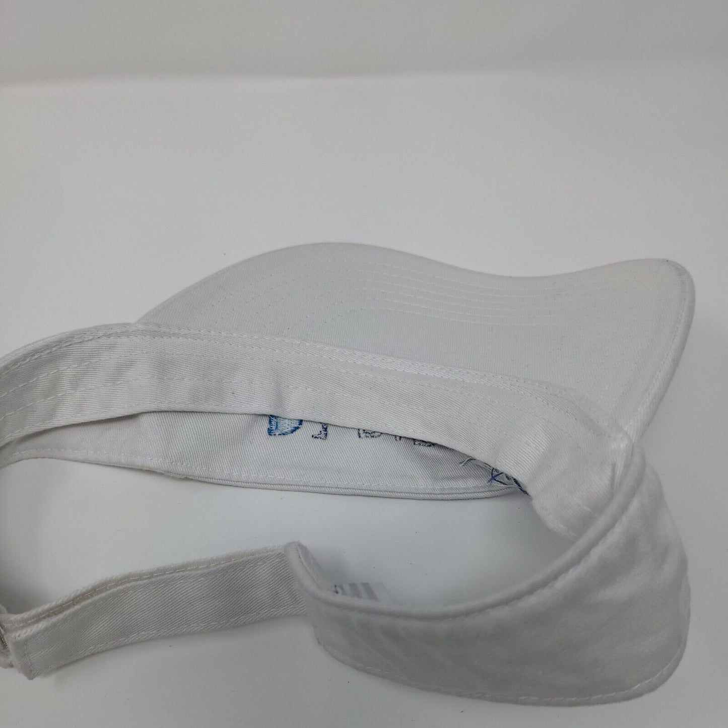DIRECTV Strapback Sun Visor Hat White OSFM Adjustable Embroidered