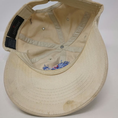 Sportsman Baseball Cap Beige One Size Slideback Cotton Bait Tackle Fishing Hat