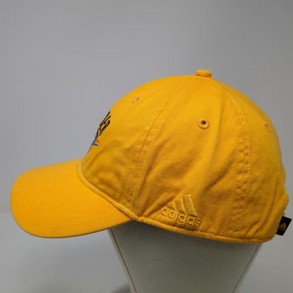 Oklahoma City Thunder NBA Adidas Yellow Baseball Cap One Size Slideback Logo Hat