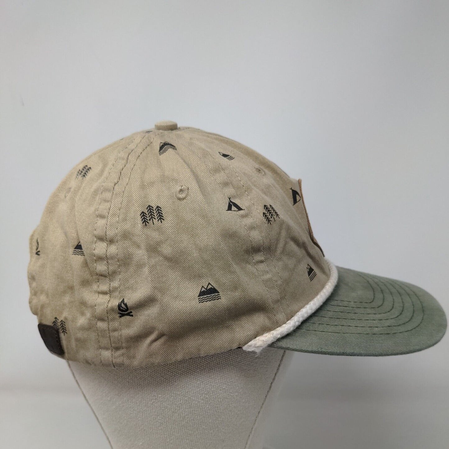 Hippy Helmets Tree Patch Rope Snapback Hat Multi One Size Adjustable