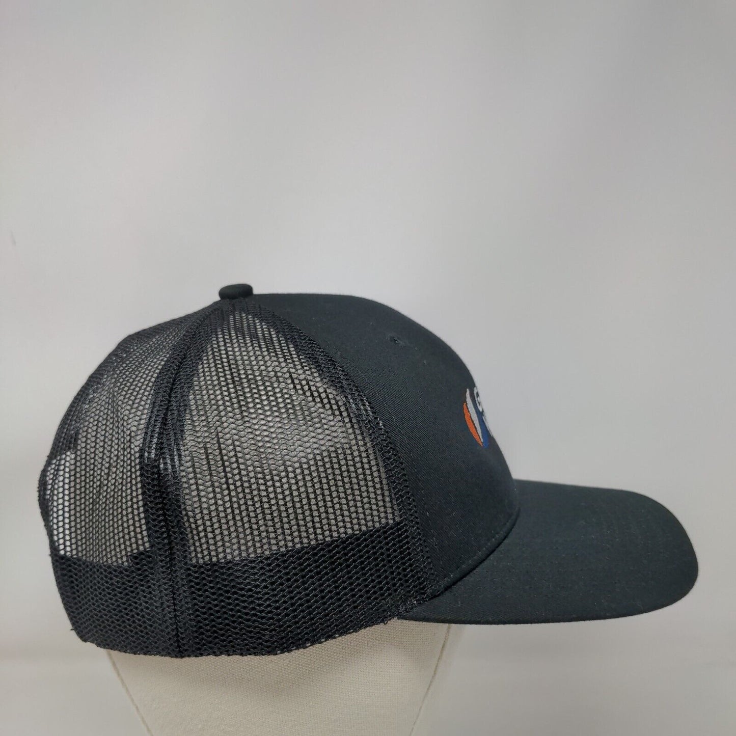Golden Harvest Adult Snapback Trucker Hat Black One Size Mesh Back Outdoor Cap