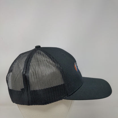 Golden Harvest Adult Snapback Trucker Hat Black One Size Mesh Back Outdoor Cap
