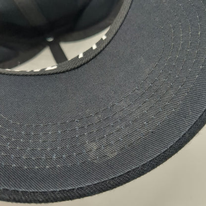 New England Patriots NFL Reebok Cap Black Gray One Size Stretch Fit Graphic Hat