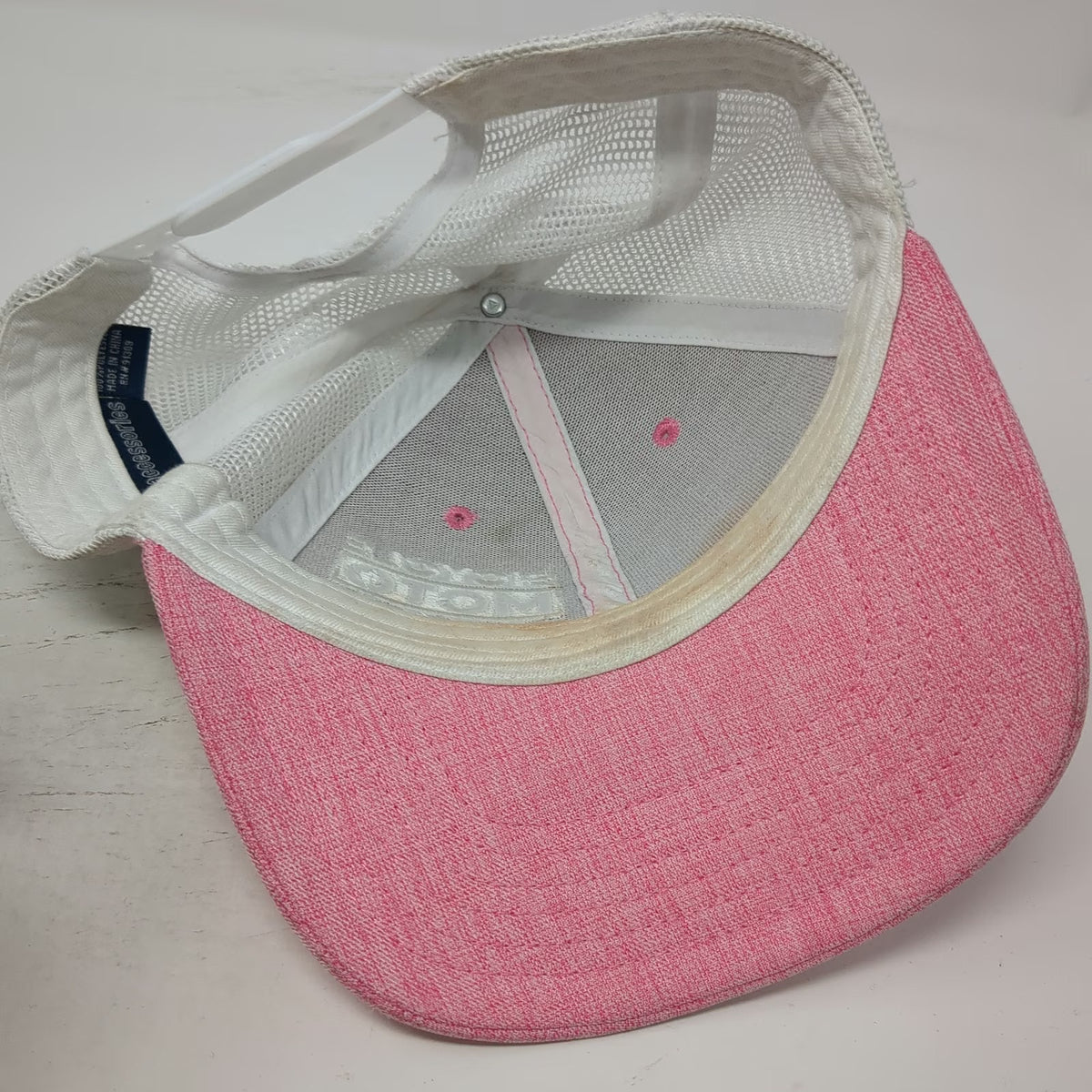Big Accessories Trucker Hat Pink One Size Bicycle Moto Cross Mesh Snapback