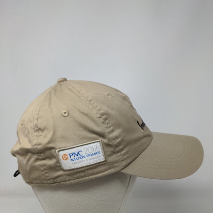 Innisbrook Strapback Hat Tan One Size Classic Cut Embroidered Ahead Lightweight
