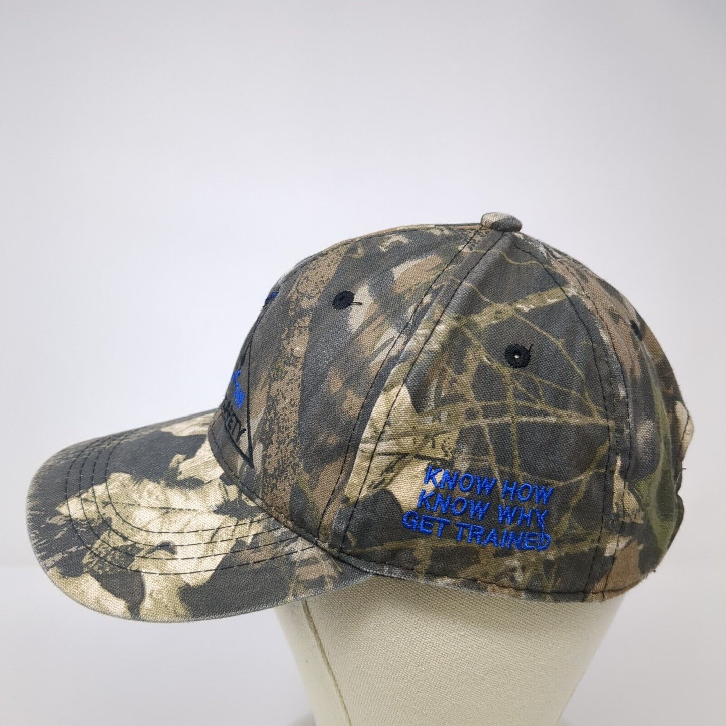 American Crane & Safety Level 2 Rigger Strapback Hat Camo One Size Outdoor Cap