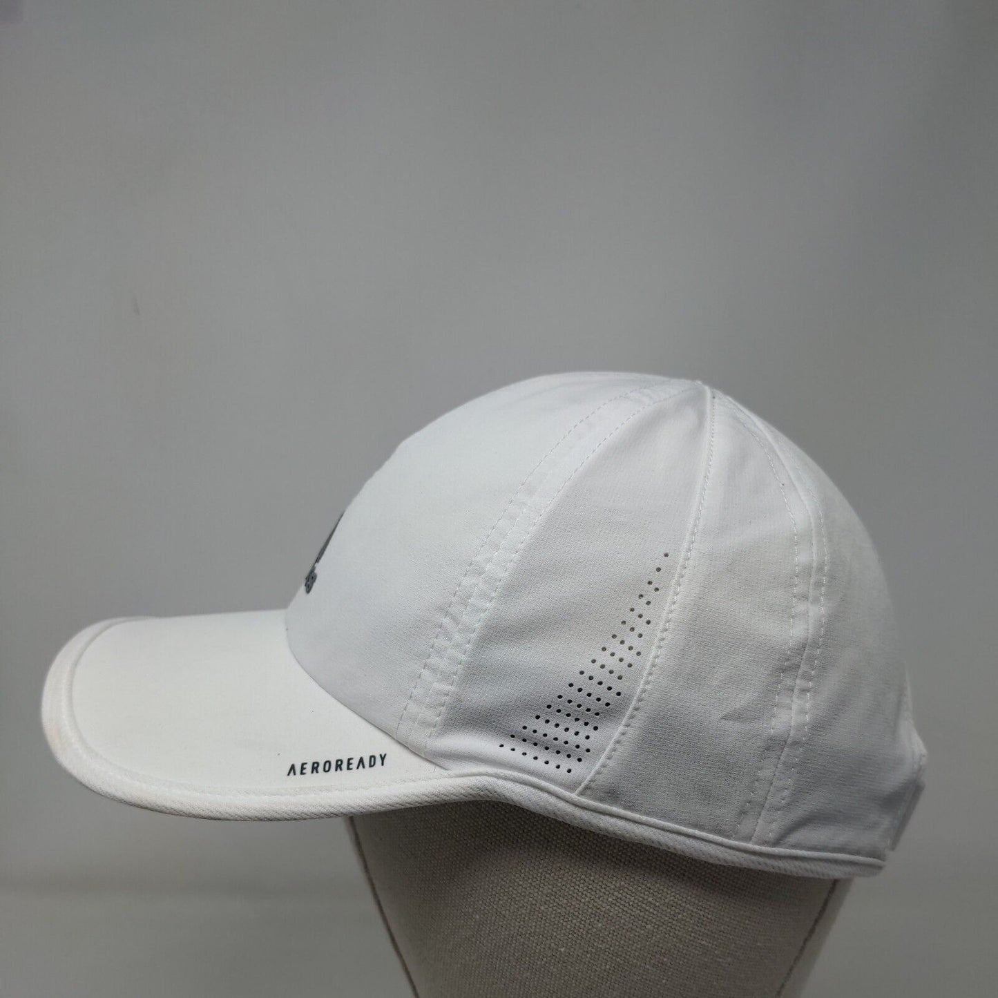 Adidas Aeroready Strapback Hat White One Size Laser Cut Running