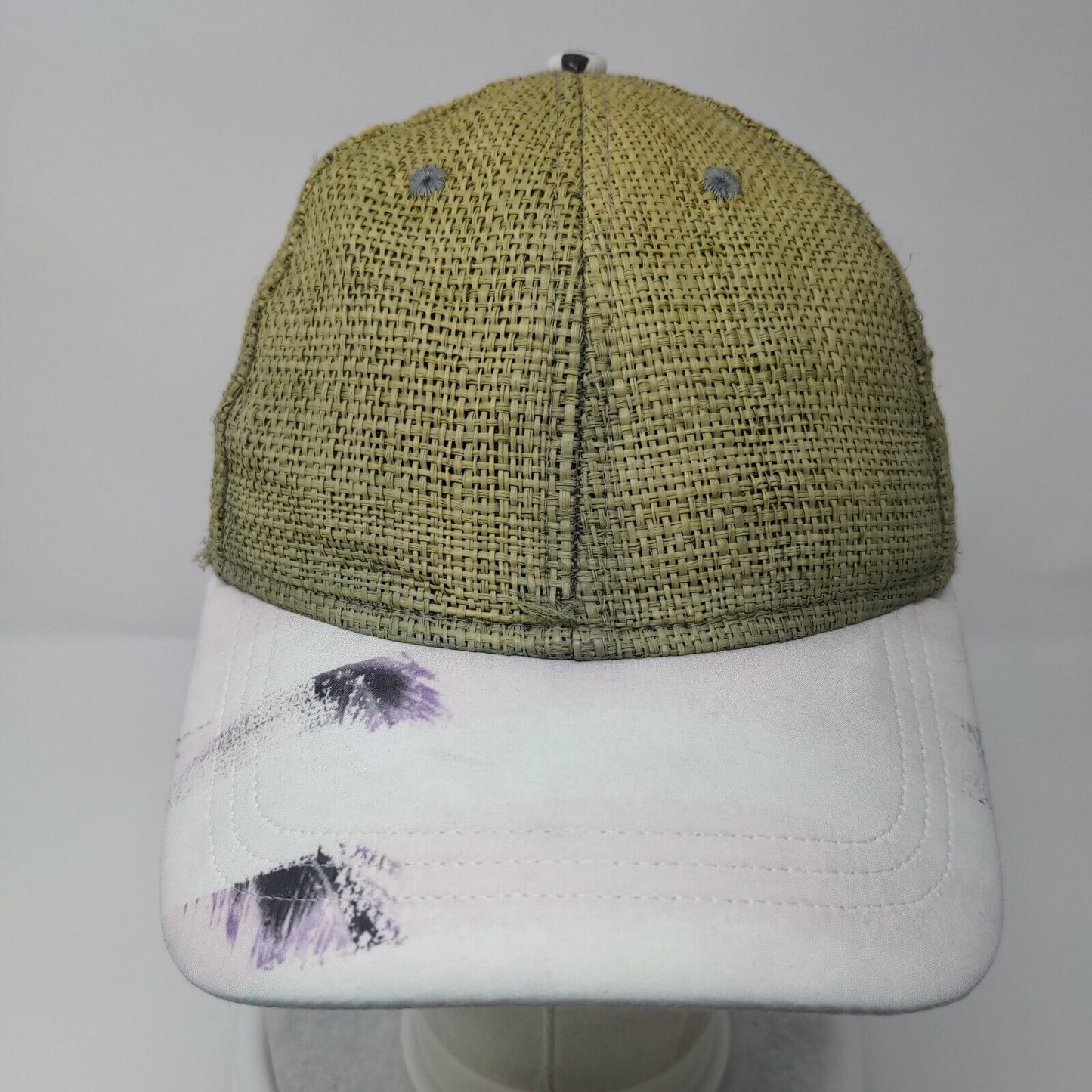 Lululemon Athletica Slideback Straw Hat Multicolor One Size Adjustable Blank