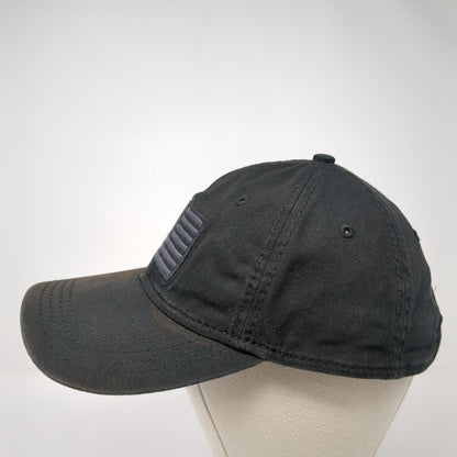 USA Flag Academy Sports+Outdoors Strapback Hat Black OS Adjustable Patriotic