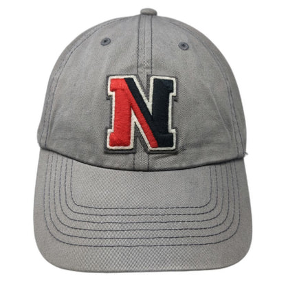 '47 Northeastern Huskies NCAA Gray L Cap Hat Green Underbrim Cotton Embroidered