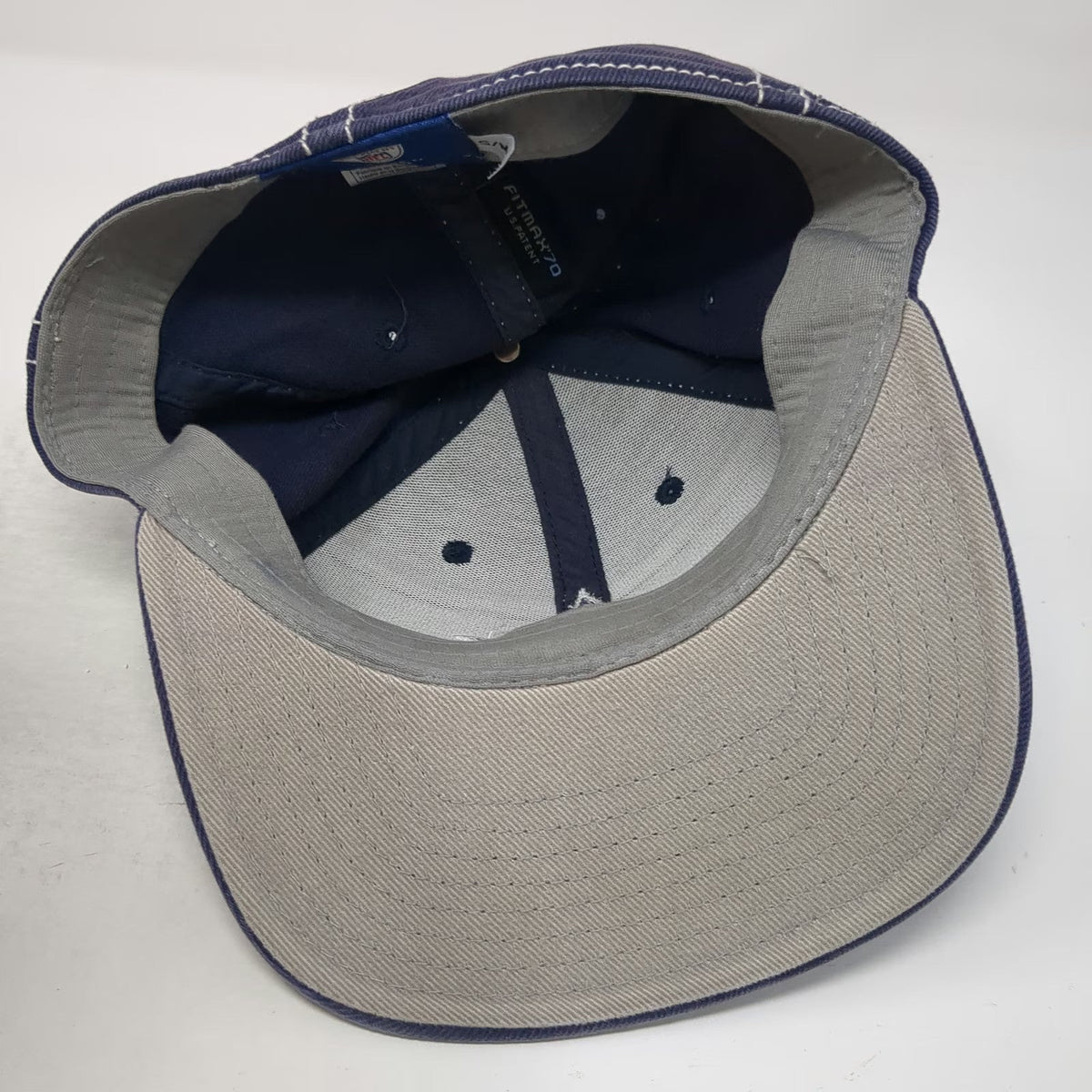 Dallas Cowboys NFL Reebok Cap Blue M Contrast Stitching Stripes Star Logo Hat