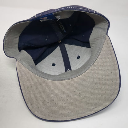 Dallas Cowboys NFL Reebok Cap Blue M Contrast Stitching Stripes Star Logo Hat