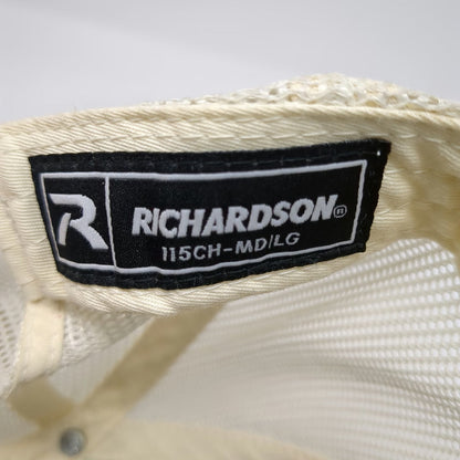 Richardson Trucker Hat Blue L Rockharbor Church Meridian ID Mesh Snapback Patch